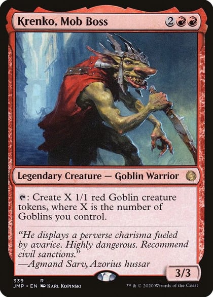 Krenko, Mob Boss, Jumpstart 339