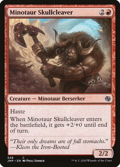 Minotaur Skullcleaver, Jumpstart 349