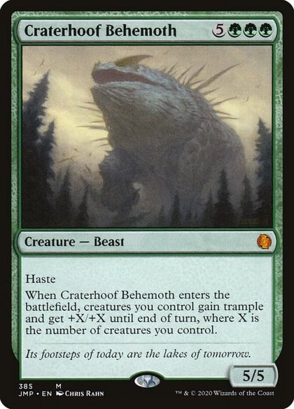 Craterhoof Behemoth, Jumpstart 385