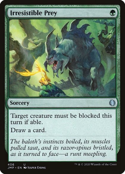 Irresistible Prey, Jumpstart 406
