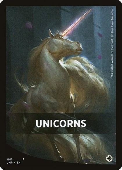 Unicorns Theme Card, Jumpstart 41