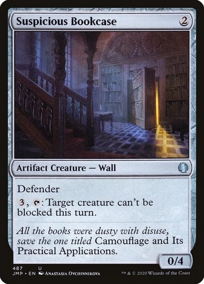Suspicious Bookcase, Jumpstart 487