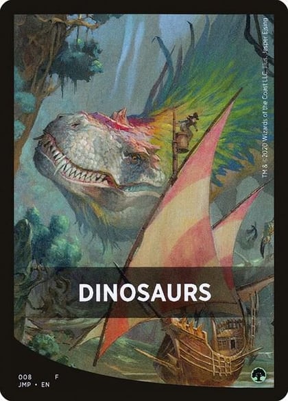 Dinosaurs Theme Card, Jumpstart 8