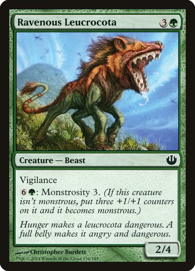 Ravenous Leucrocota, Journey Into Nyx 136