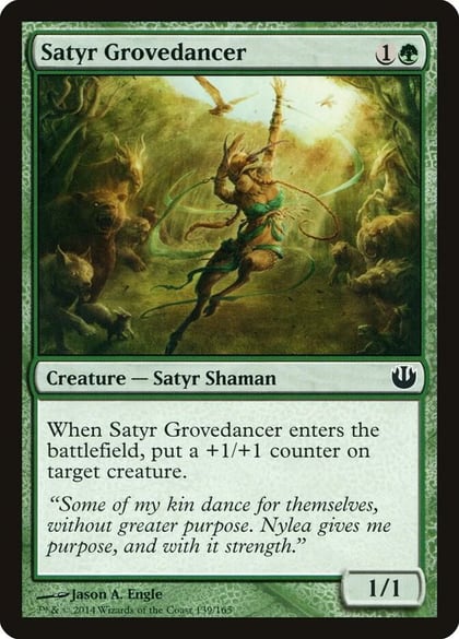 Satyr Grovedancer, Journey Into Nyx 139