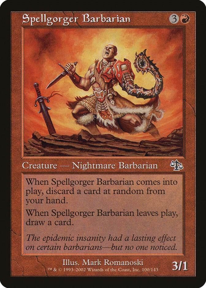 Spellgorger Barbarian, Judgment 100