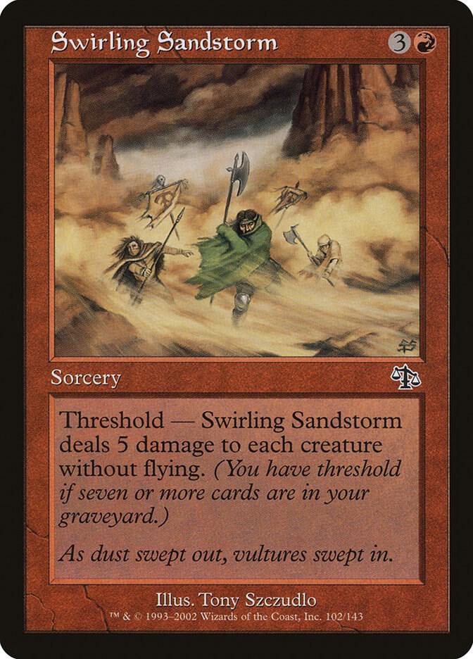 Swirling Sandstorm, Judgment 102