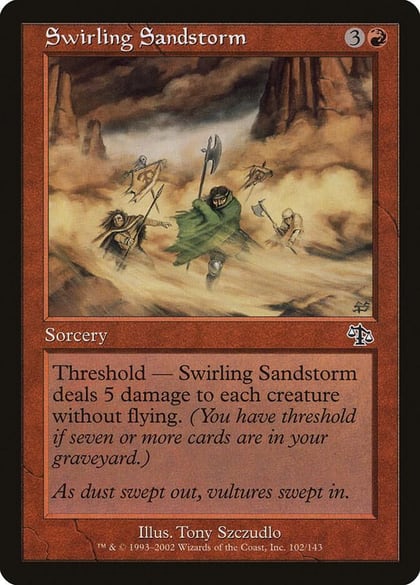 Swirling Sandstorm, Judgment 102