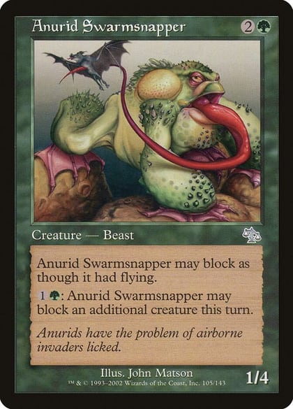 Anurid Swarmsnapper, Judgment 105