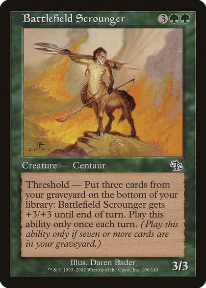 Battlefield Scrounger, Judgment 106