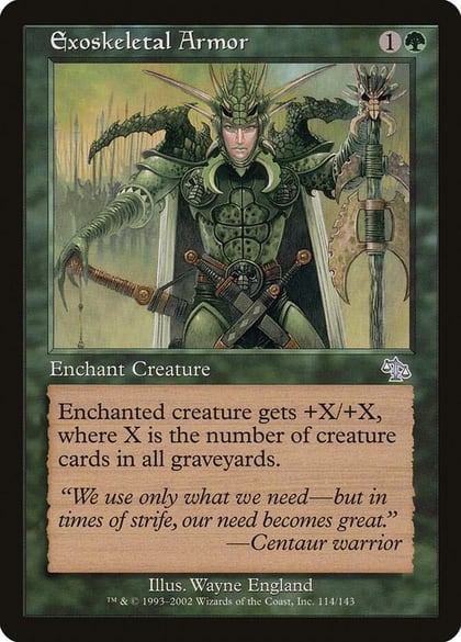 Exoskeletal Armor, Judgment 114