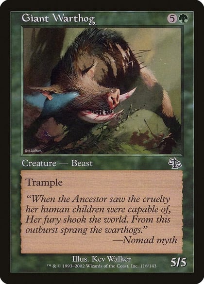 Giant Warthog, Judgment 118