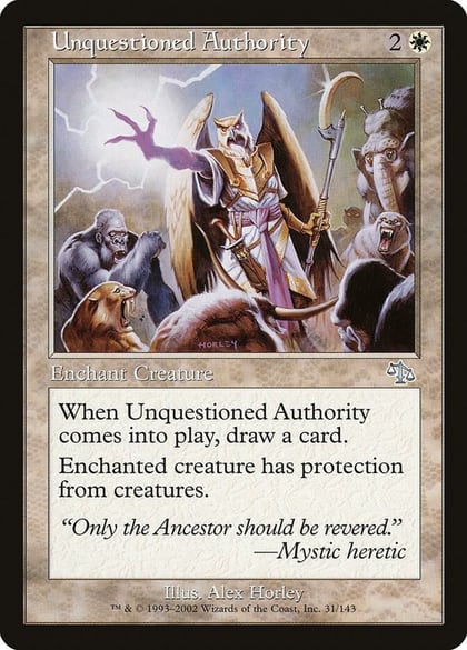 Unquestioned Authority, Judgment 31