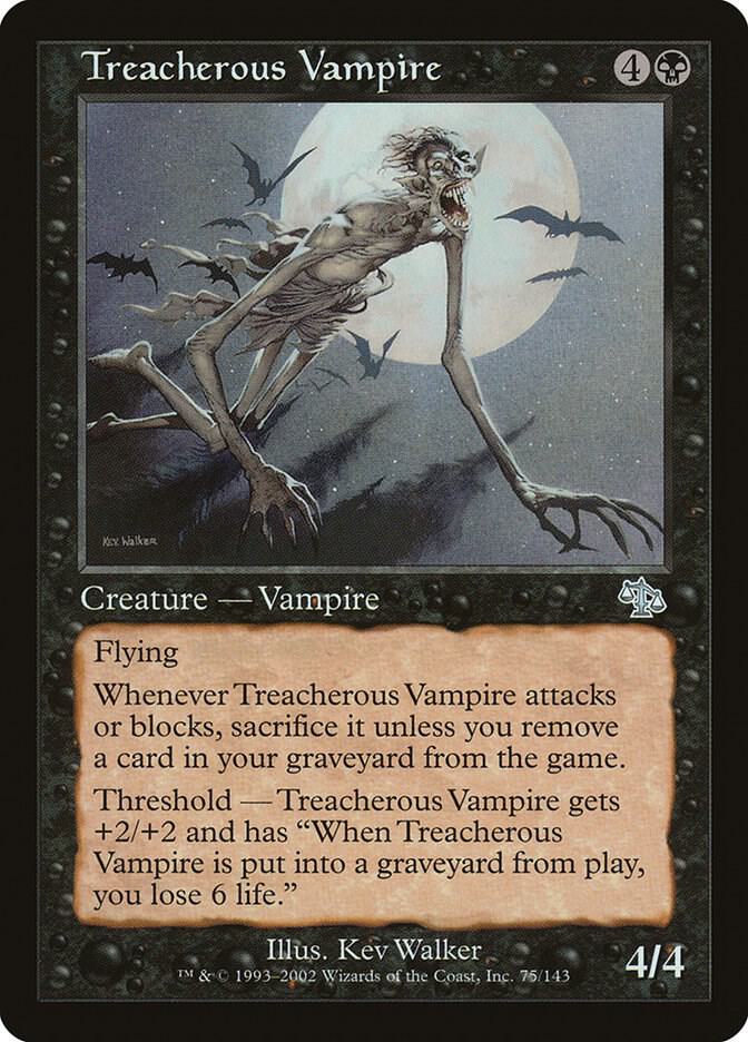 Treacherous Vampire, Judgment 75