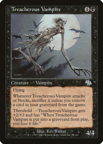 Treacherous Vampire, Judgment 75