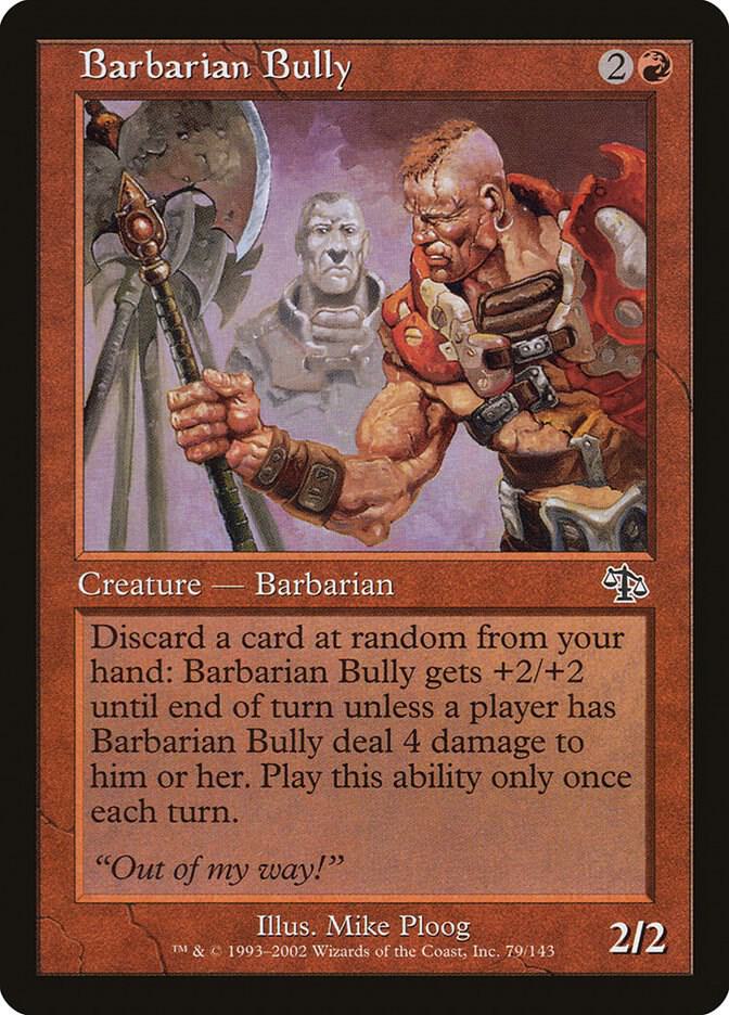 Barbarian Bully, Judgment 79