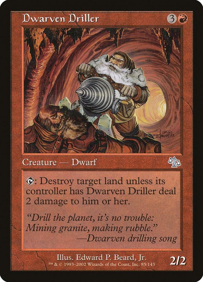 Dwarven Driller, Judgment 85