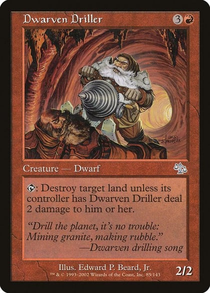 Dwarven Driller, Judgment 85