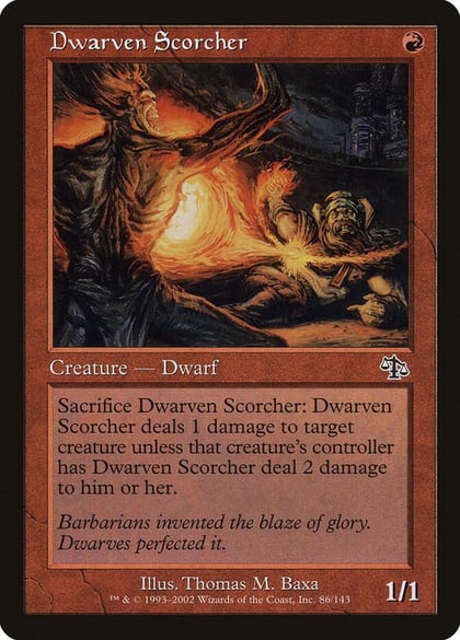 Dwarven Scorcher, Judgment 86