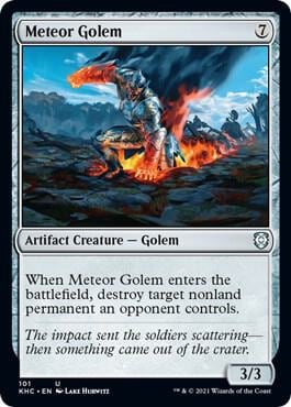 Meteor Golem, Commander: Kaldheim 101