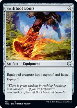 Swiftfoot Boots, Commander: Kaldheim 105
