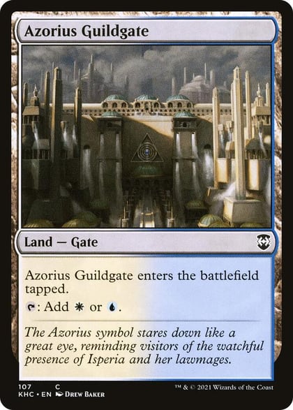 Azorius Guildgate, Commander: Kaldheim 107