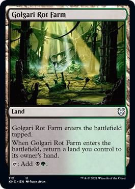 Golgari Rot Farm, Commander: Kaldheim 112