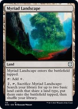 Myriad Landscape, Commander: Kaldheim 115