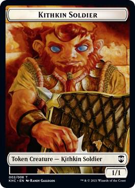Kithkin Soldier // Pegasus Double-Sided Token, Commander: Kaldheim 2 // 3