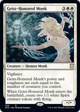 Geist-Honored Monk, Commander: Kaldheim 25