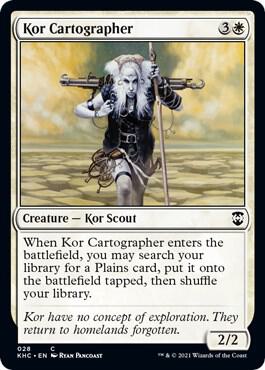 Kor Cartographer, Commander: Kaldheim 28