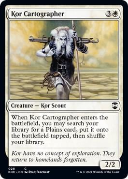 Kor Cartographer, Commander: Kaldheim 28