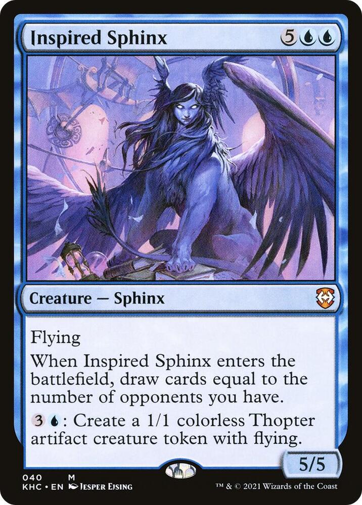 Inspired Sphinx, Commander: Kaldheim 40