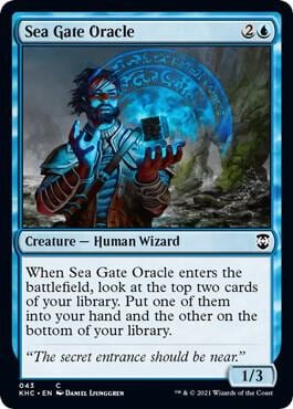 Sea Gate Oracle, Commander: Kaldheim 43