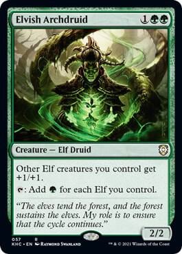 Elvish Archdruid, Commander: Kaldheim 57