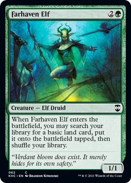 Farhaven Elf, Commander: Kaldheim 62
