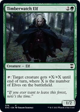 Timberwatch Elf, Commander: Kaldheim 76