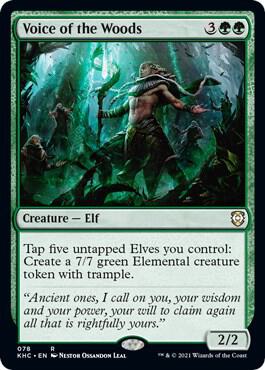Voice of the Woods, Commander: Kaldheim 78