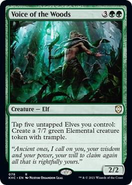 Voice of the Woods, Commander: Kaldheim 78