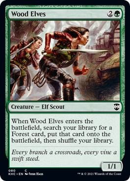 Wood Elves, Commander: Kaldheim 80