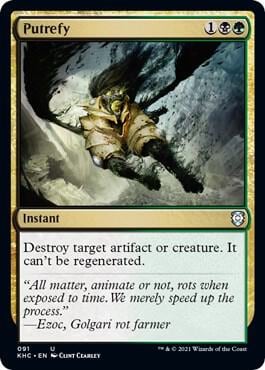 Putrefy, Commander: Kaldheim 91