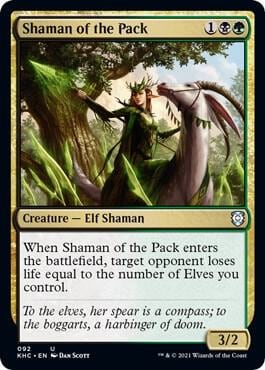 Shaman of the Pack, Commander: Kaldheim 92