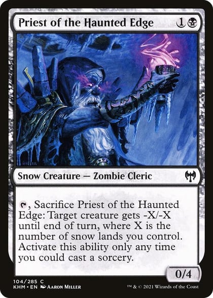 Priest of the Haunted Edge, Kaldheim 104