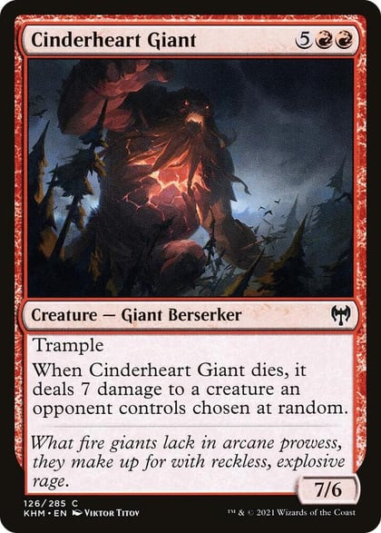 Cinderheart Giant, Kaldheim 126