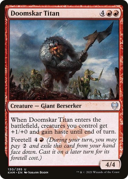 Doomskar Titan, Kaldheim 130