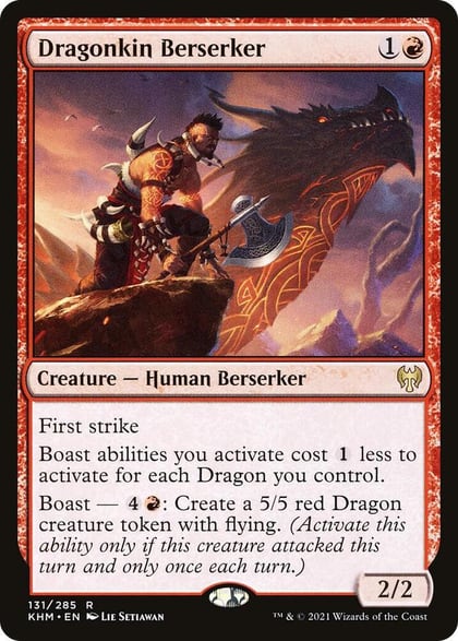 Dragonkin Berserker, Kaldheim 131