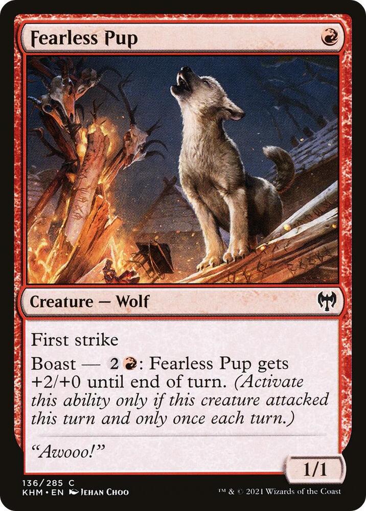 Fearless Pup, Kaldheim 136