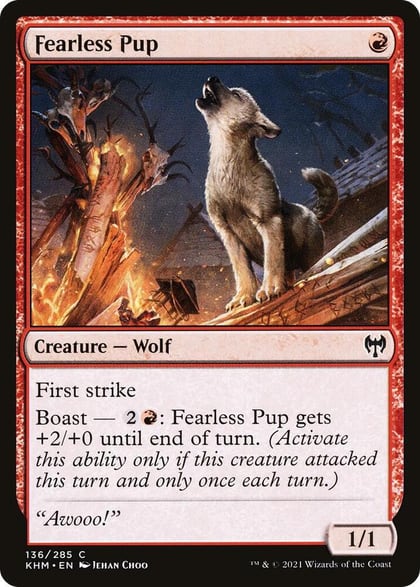 Fearless Pup, Kaldheim 136