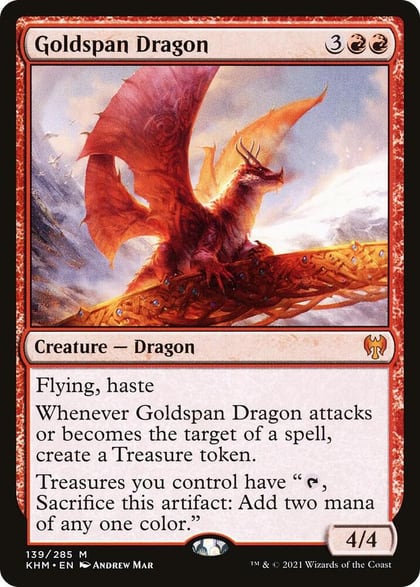 Goldspan Dragon, Kaldheim 139