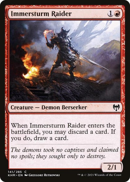 Immersturm Raider, Kaldheim 141